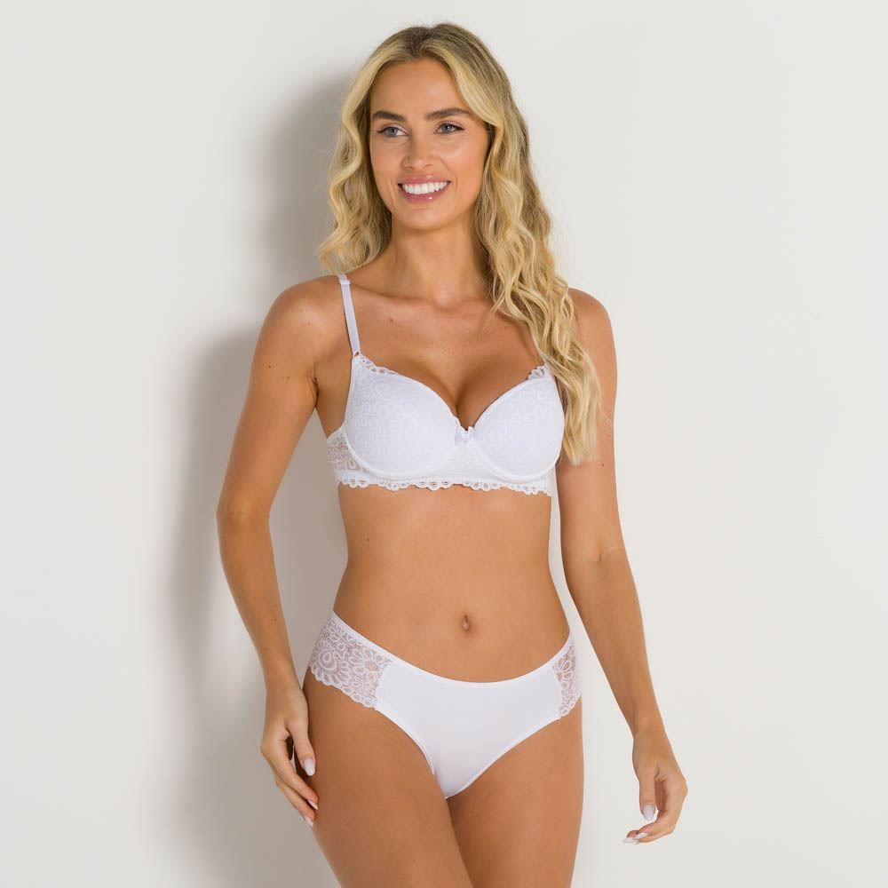 Calcinha Feminina Tanga Micro E Renda Camila Moretti