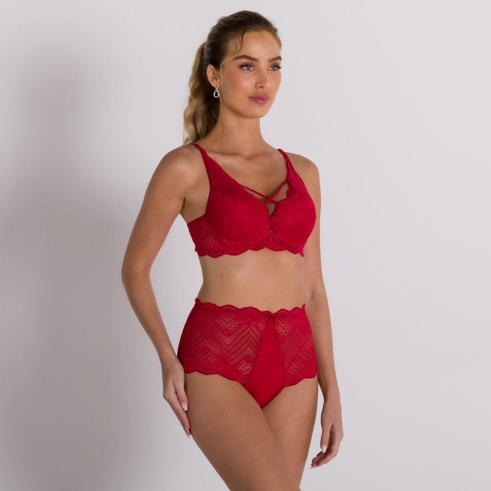 Calcinha Hot Pants Renda Laterais Holla