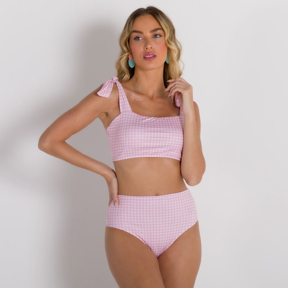 Calcinha Hotpant Básica Cintura Alta Boby Blues