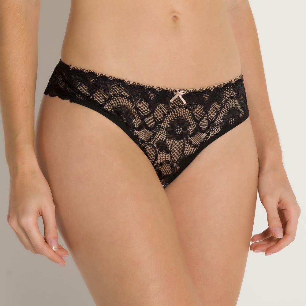 Calcinha Sensual Fio Todo De Renda Camila Moretti