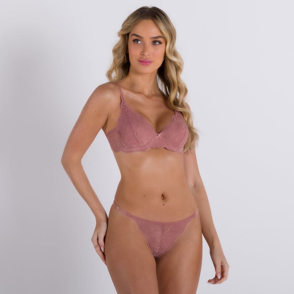 Calcinha String em Renda Holla