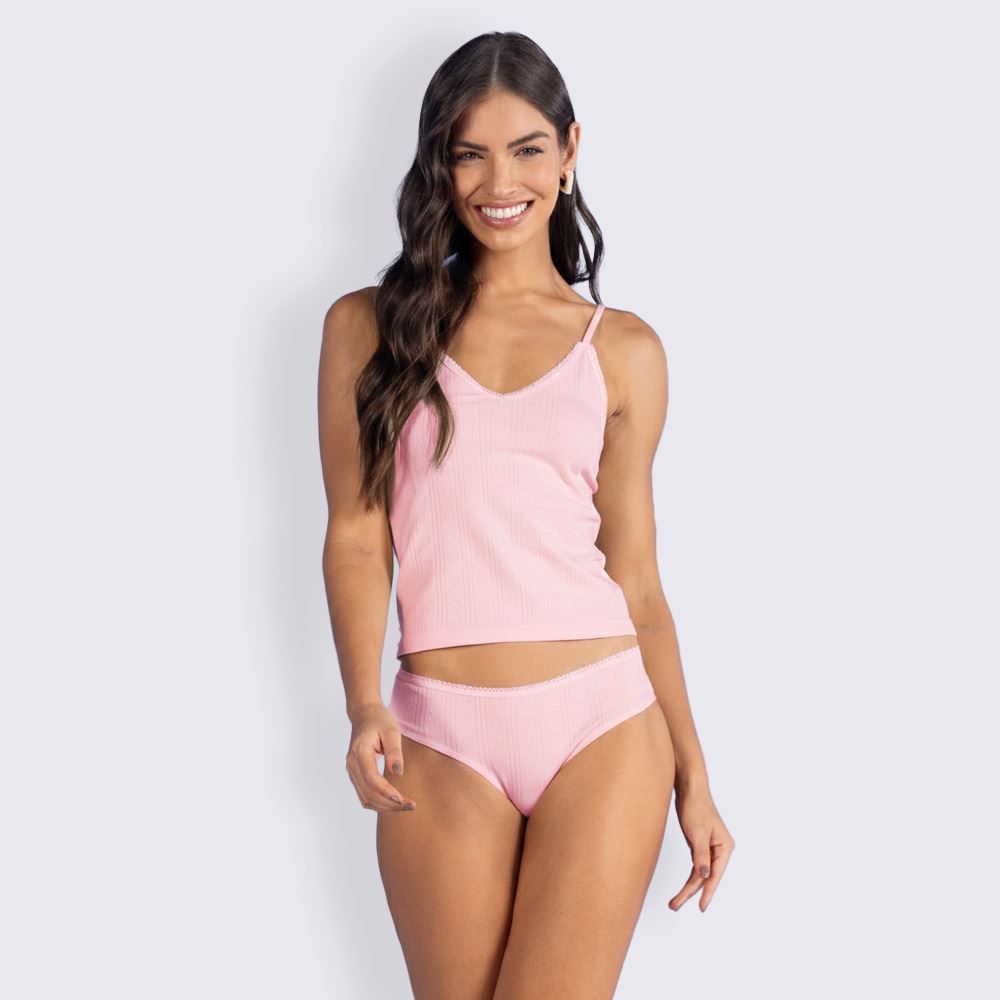 Calcinha Tanga De Poliamida Camila Moretti