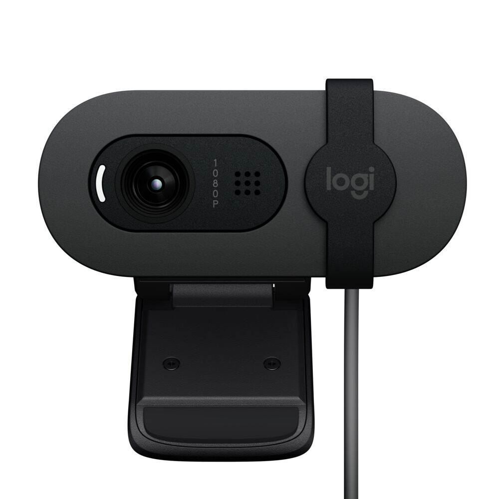 Câmera Webcam Full Hd Brio 100 Logitech - Grafite