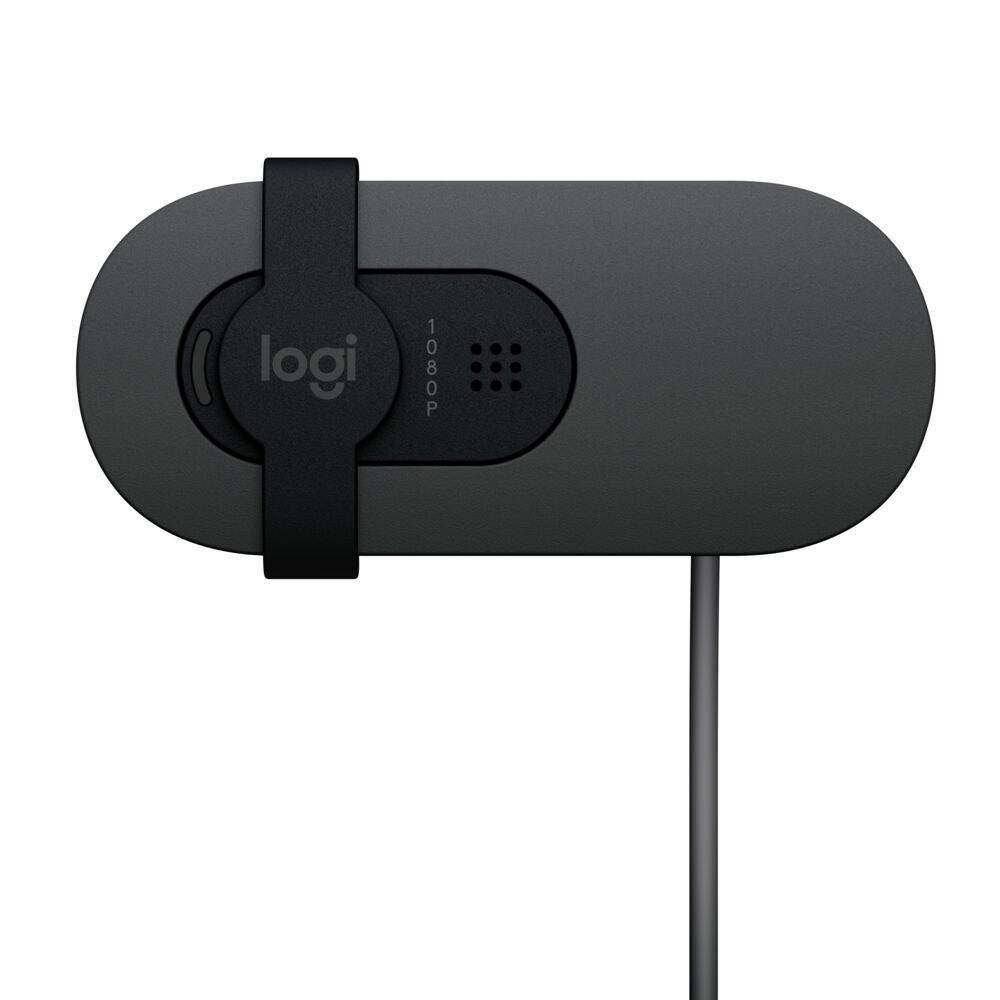 Câmera Webcam Full Hd Brio 100 Logitech - Grafite