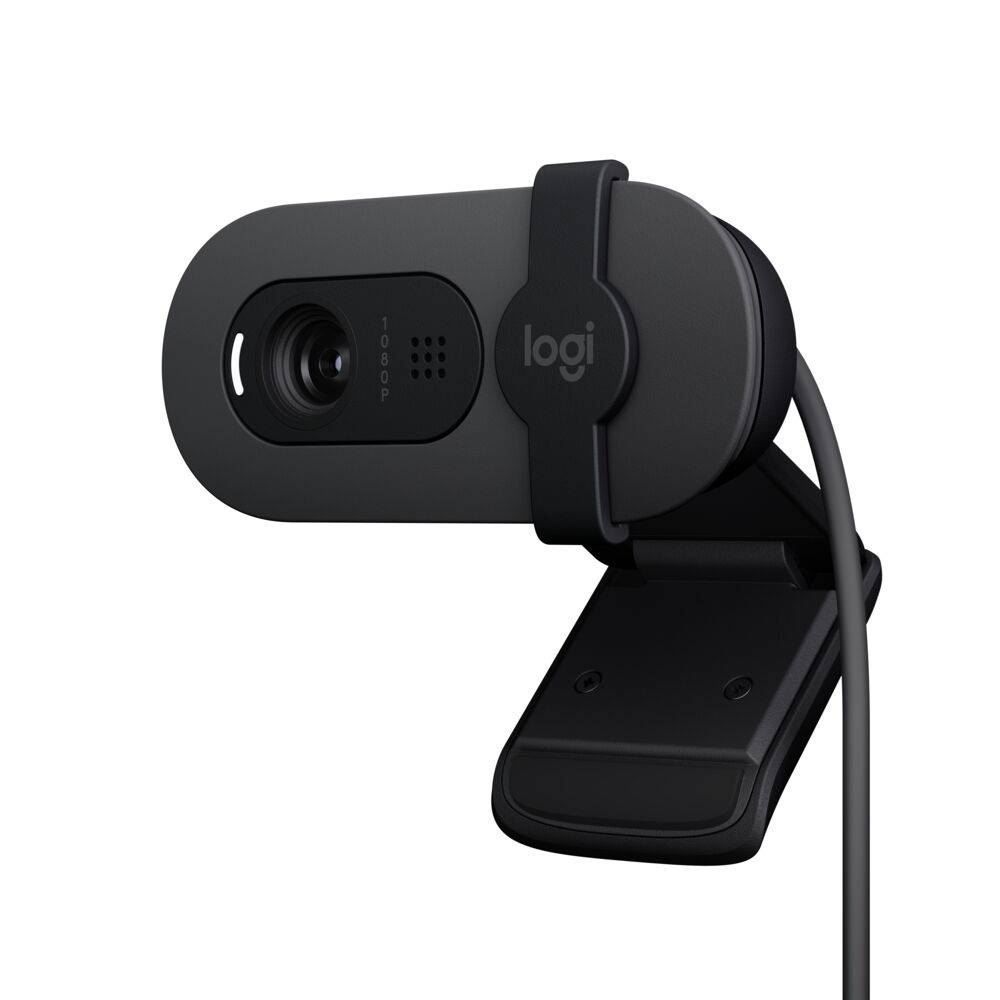 Câmera Webcam Full Hd Brio 100 Logitech - Grafite