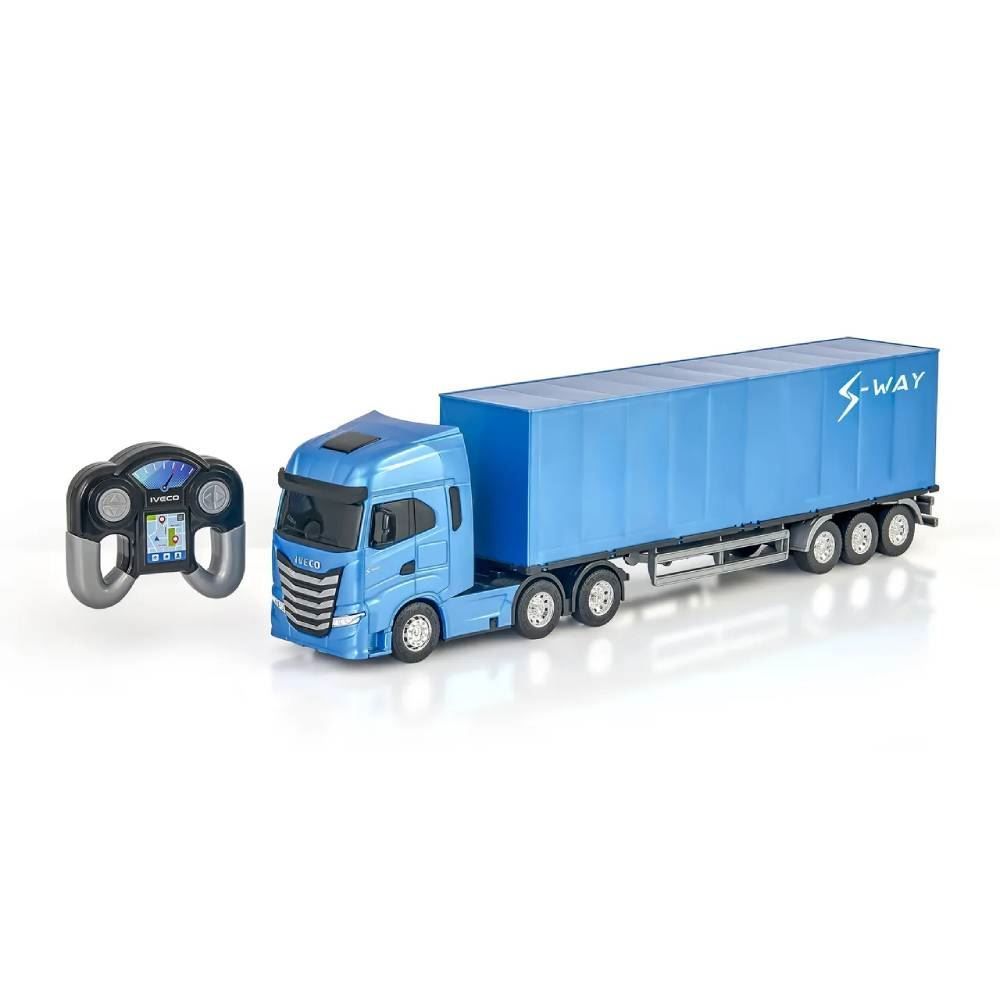 Caminhão Baú S-Way Iveco Com Controle Remoto Usual Plastic - Sortido