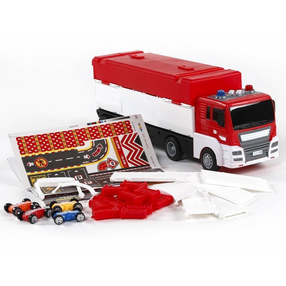 Caminhão De Bombeiro Garagem Para Carrinhos Havan Toys - HBR0705