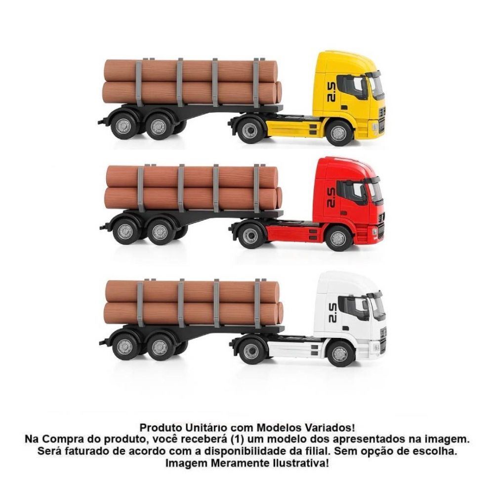 Caminhão Truck Tora Usual Plastic - Sortido