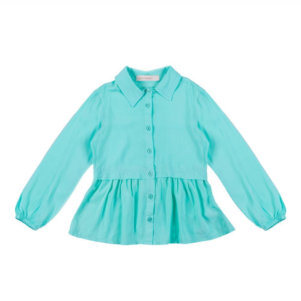 Camisa 4 a 10 anos Gola Manga longa Marmelada