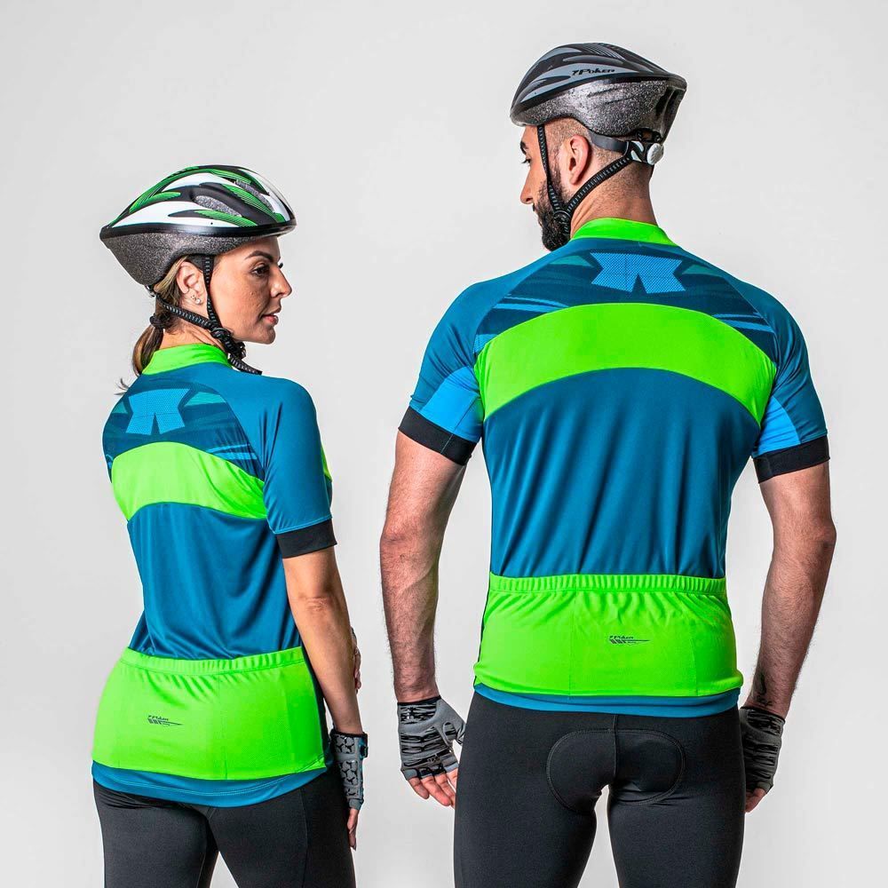 Camisa Bike Eclipse 1/2 Zíper Poker