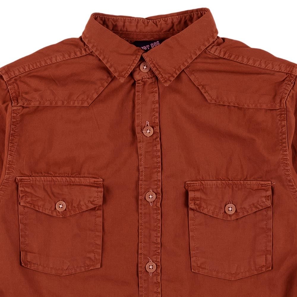 Camisa de 12 a 16 Anos Sarja Manga Longa Hot Dog