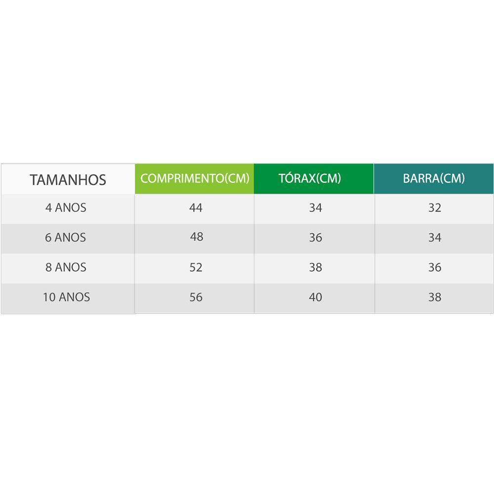 Camisa de 4 a 10 Anos Sarja Tinturada Hot Dog