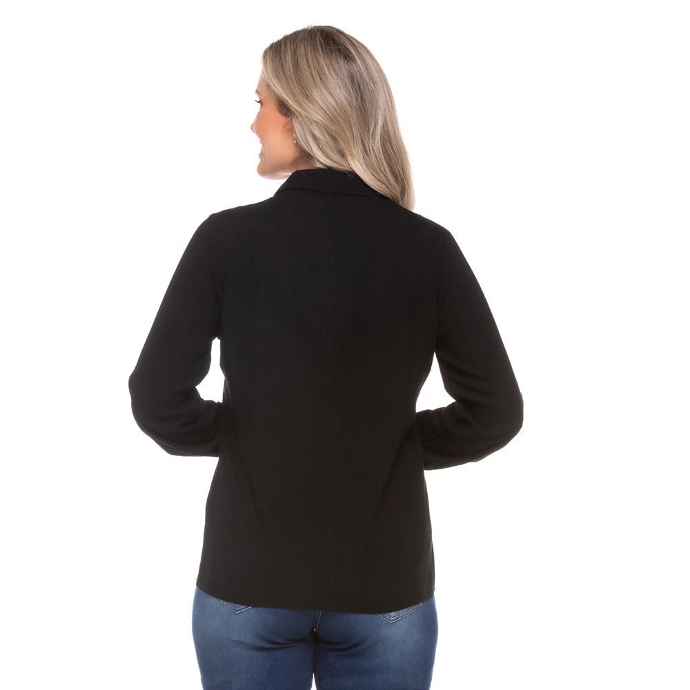 Camisa em Viscose Maquinetada Patrícia Foster