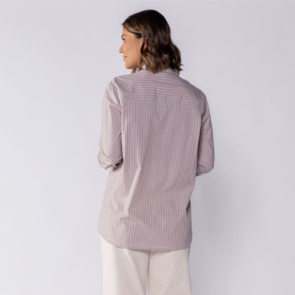 Camisa Feminina Manga Longa Listrada Boby Blues