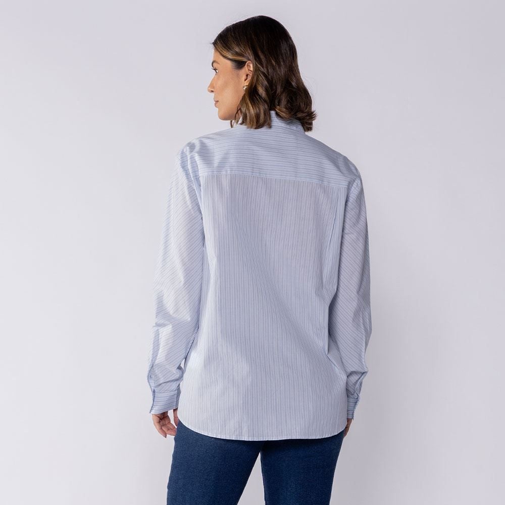 Camisa Feminina Manga Longa Listrada Boby Blues