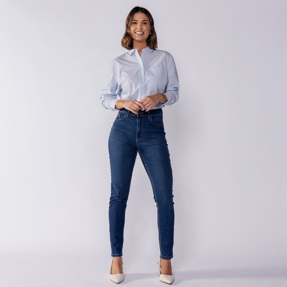 Camisa Feminina Manga Longa Listrada Boby Blues