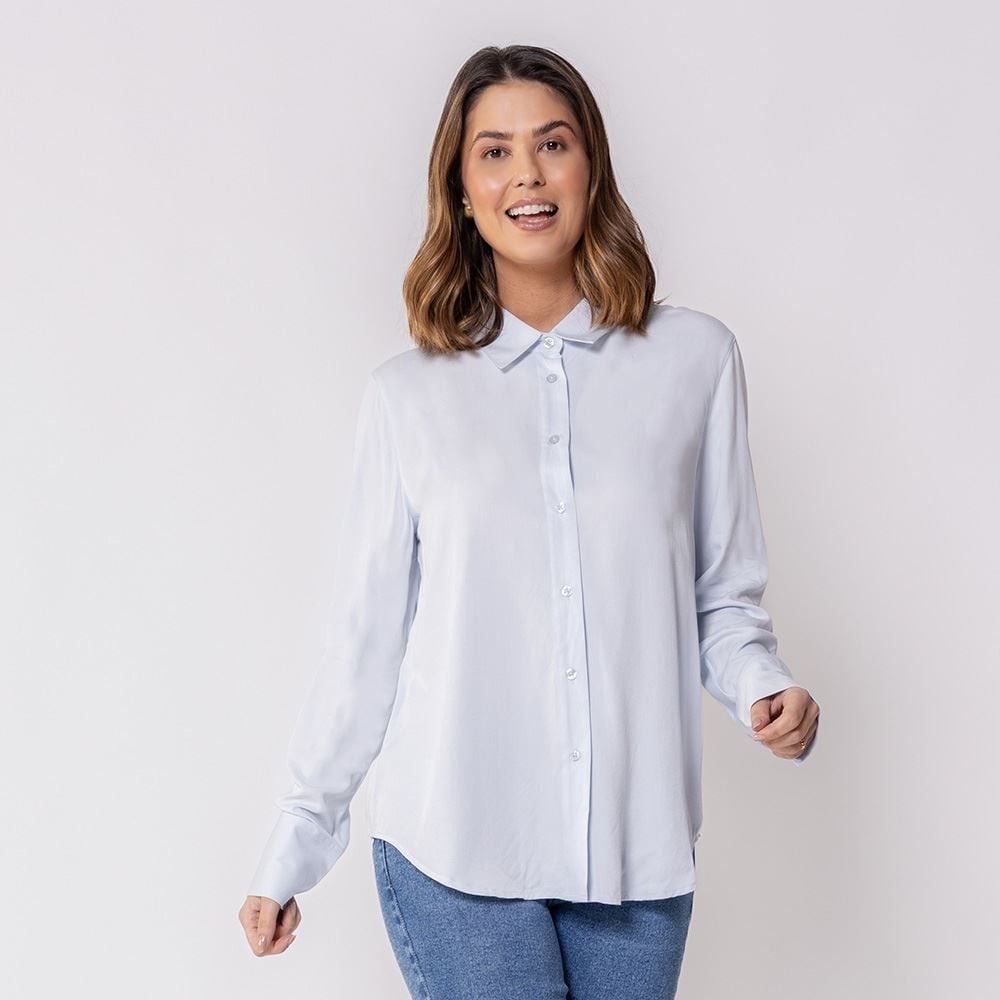 Camisa Feminina Manga Longa Patricia Foster