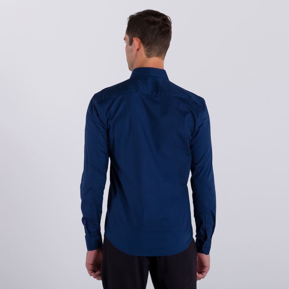 Camisa Manga Longa com Elastano Marc Alain