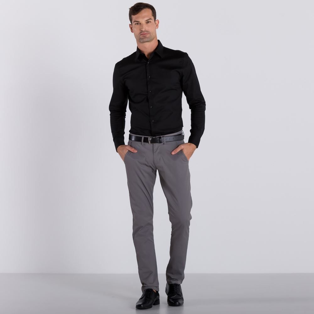 Camisa Manga Longa com Elastano Marc Alain