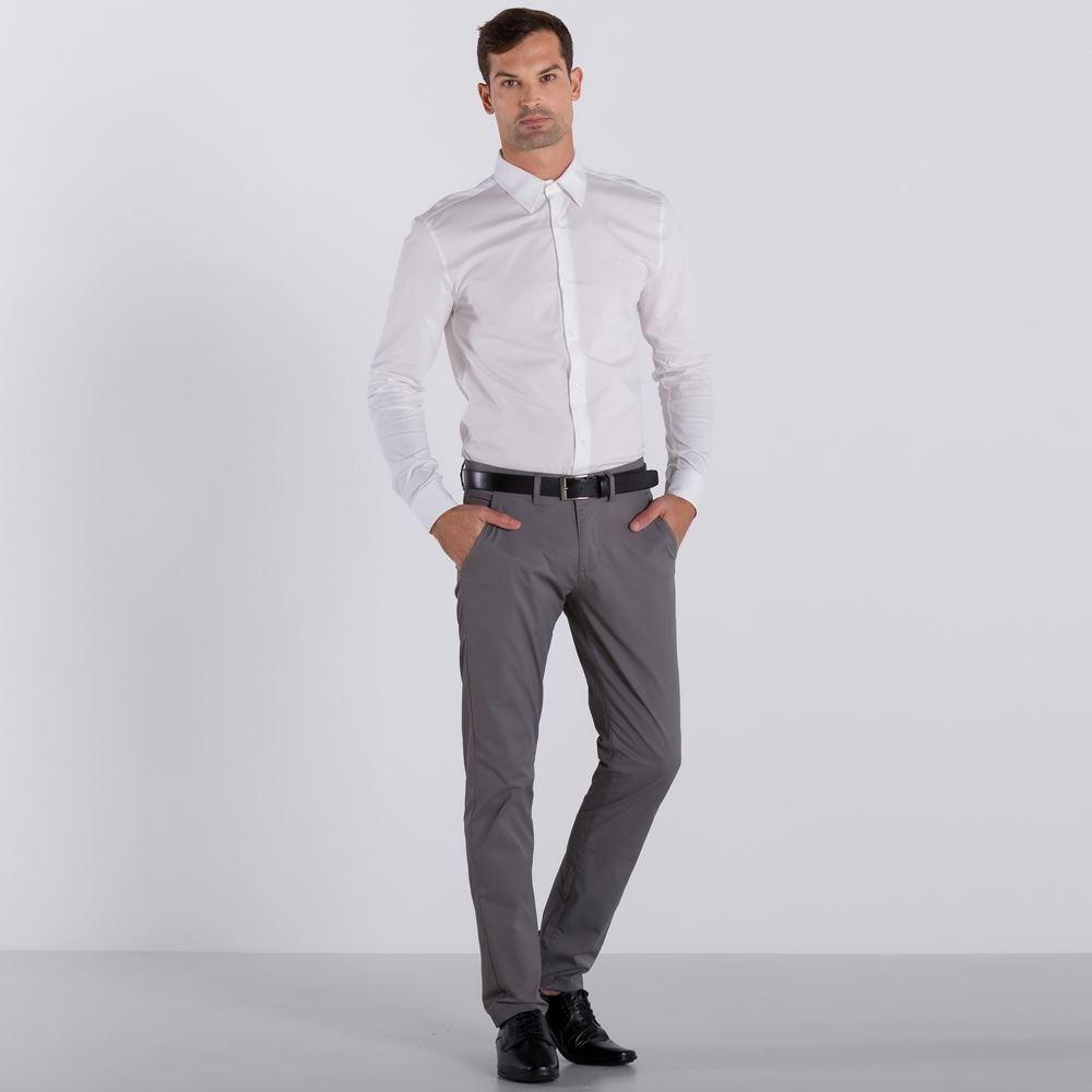 Camisa Manga Longa com Elastano Marc Alain