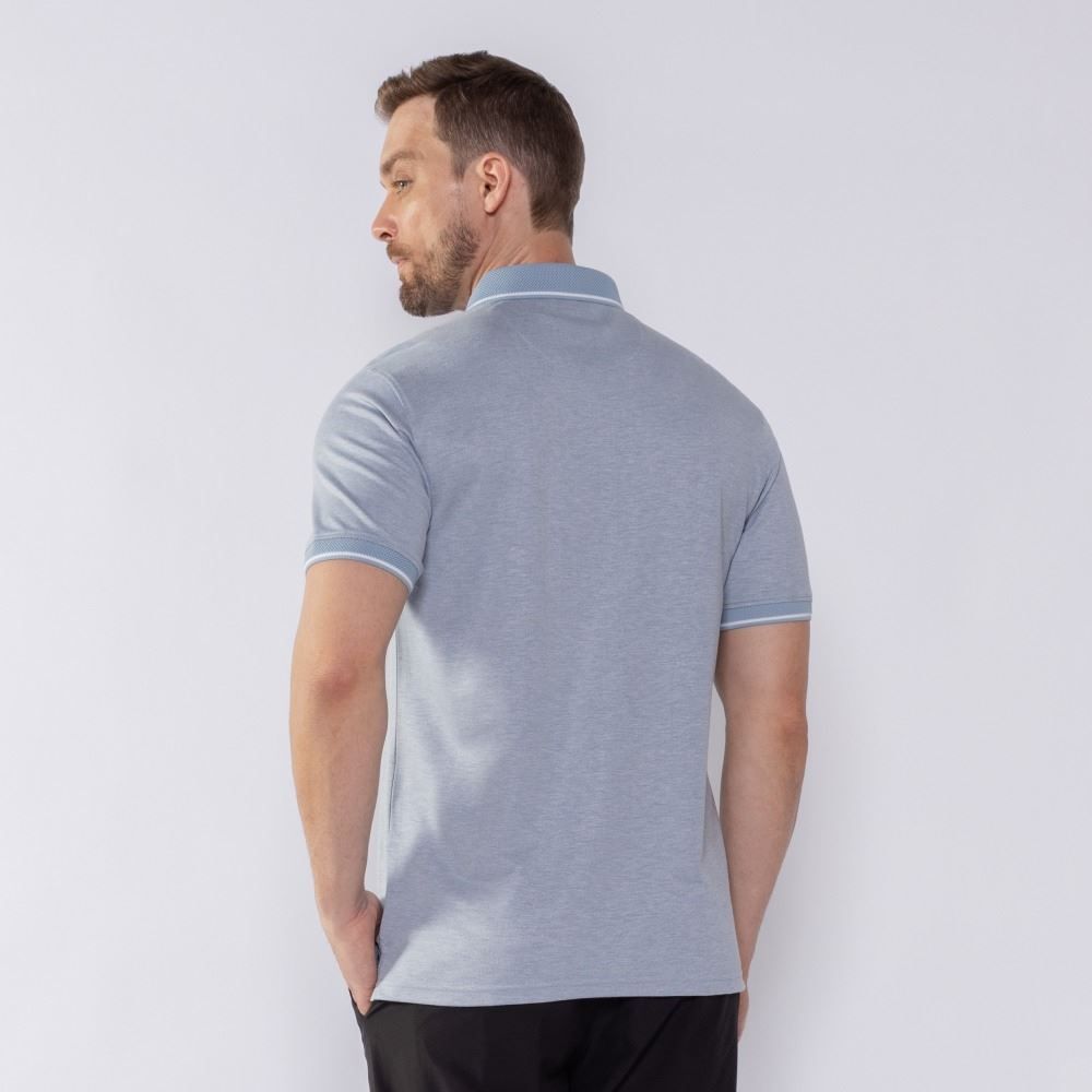 Camisa Polo Masculina De Algodão Marc Alain