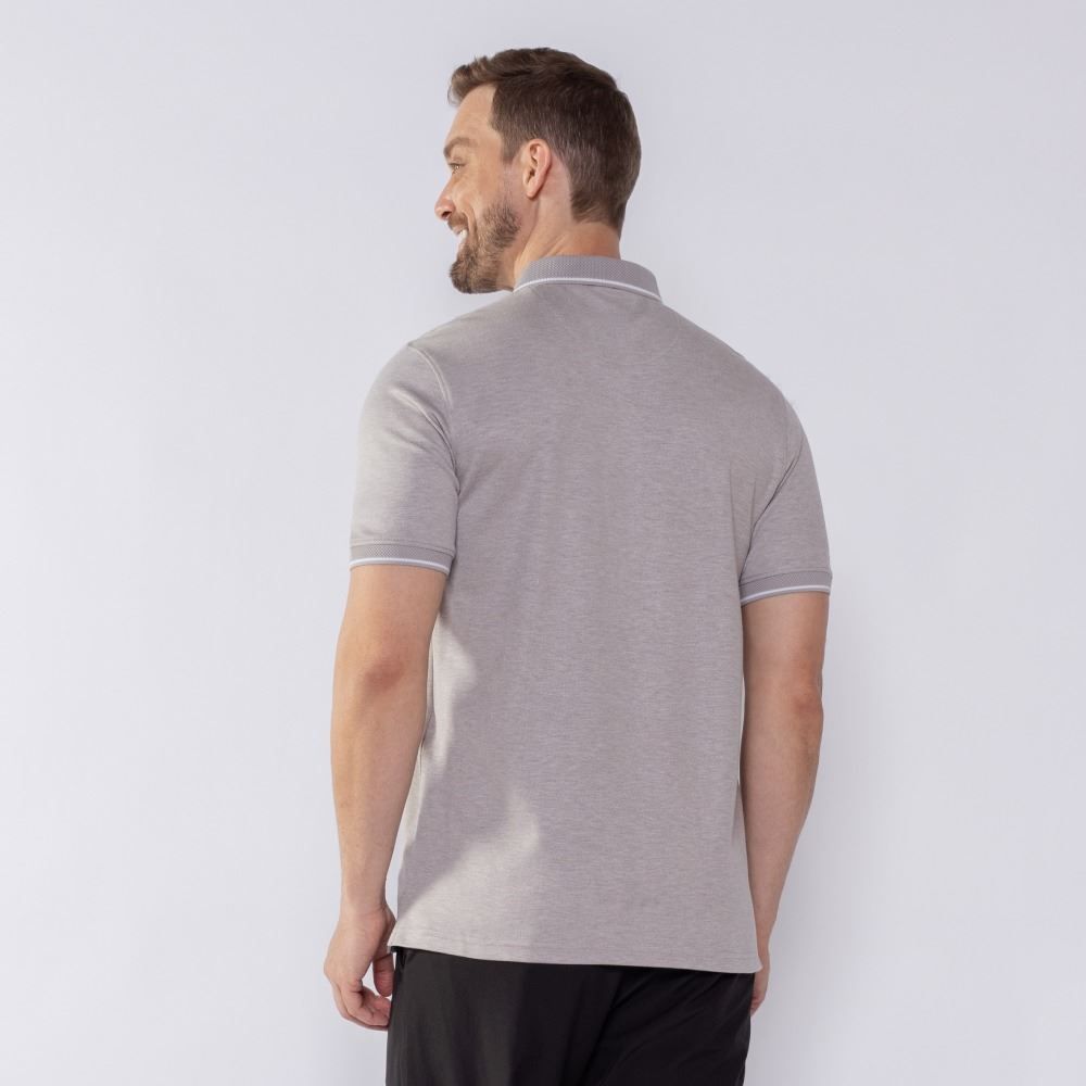 Camisa Polo Masculina De Algodão Marc Alain