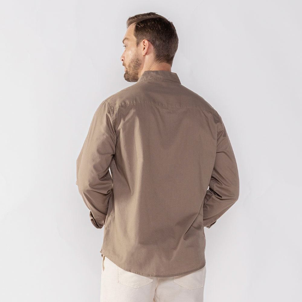 Camisa Masculina De Algodão Marc Alain