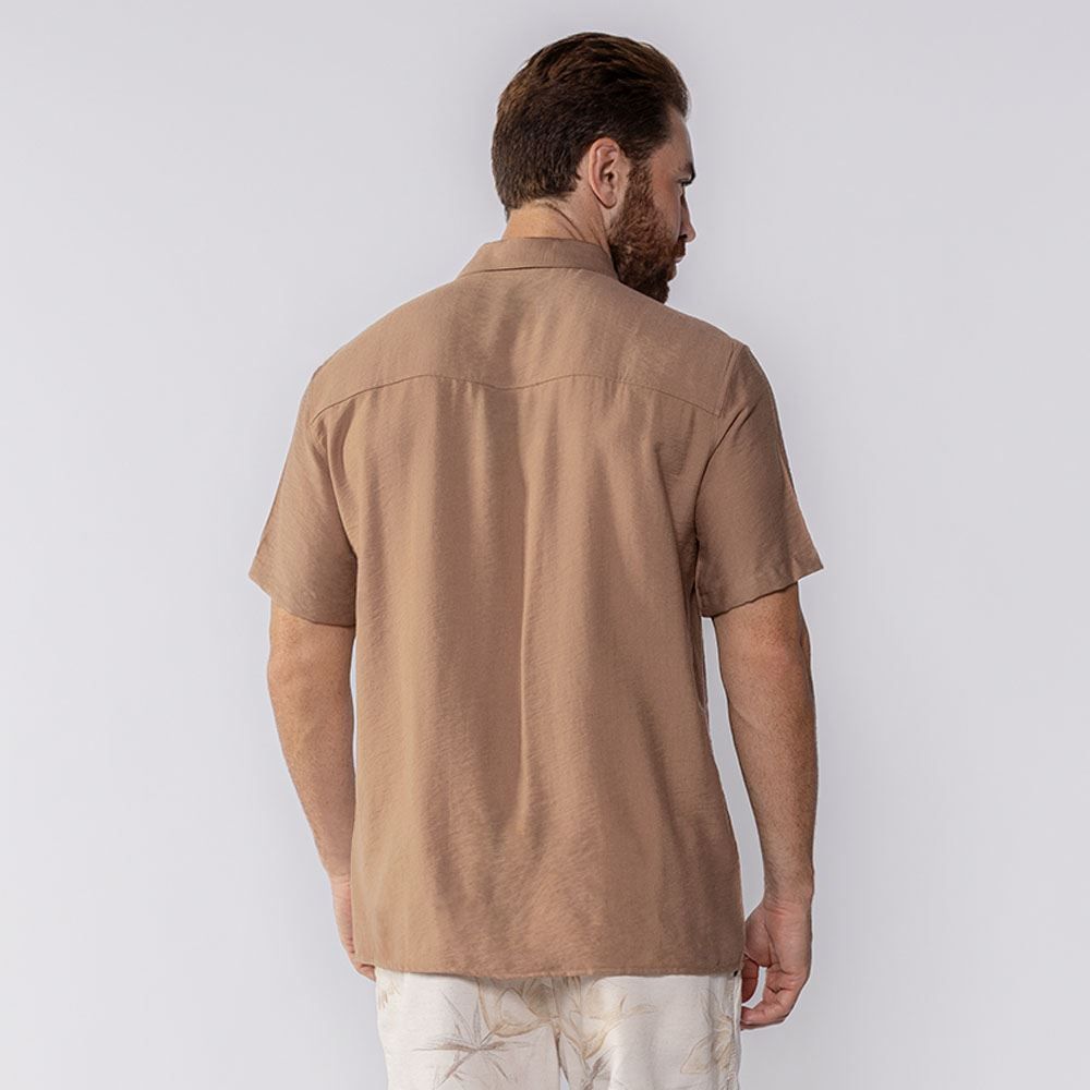 Camisa Masculina De Botão Manga Curta Thing