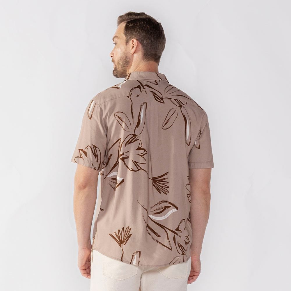Camisa Masculina De Botão Viscose Thing