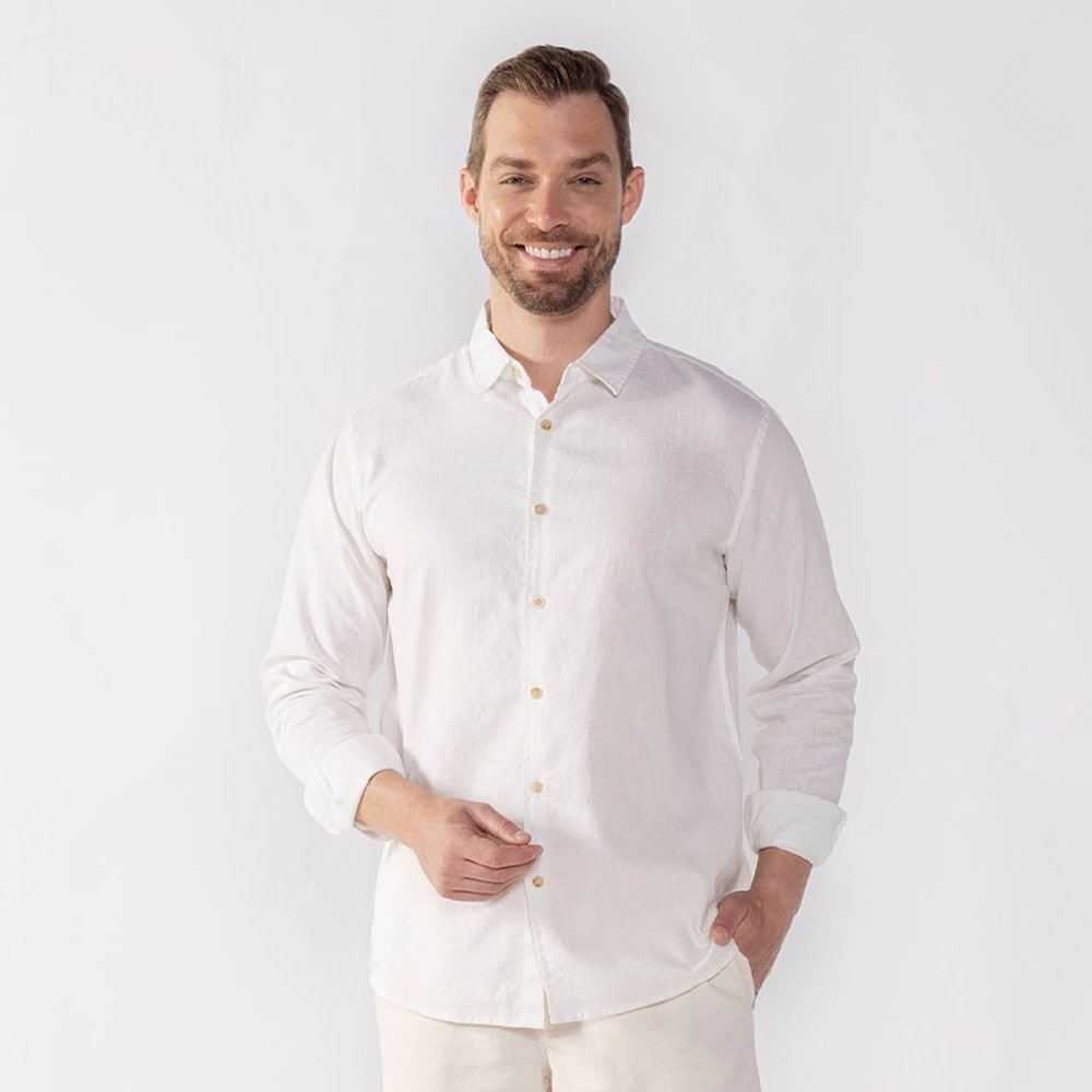 Camisa Masculina De Linho Thing