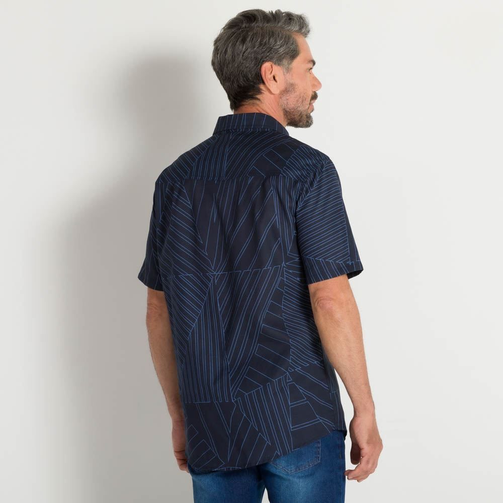Camisa Masculina Geométrica Nicoboco