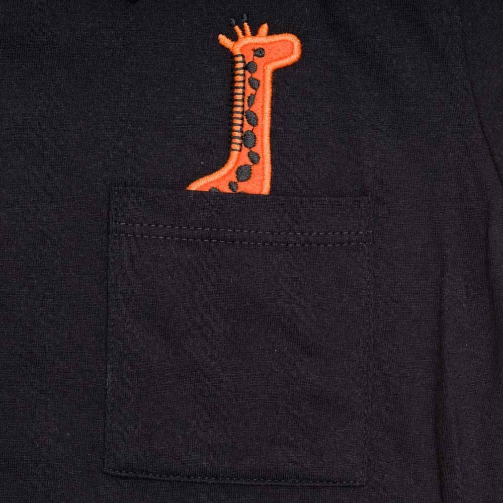 Camisa Polo 4 a 10 anos Malha Girafa Hot Dog