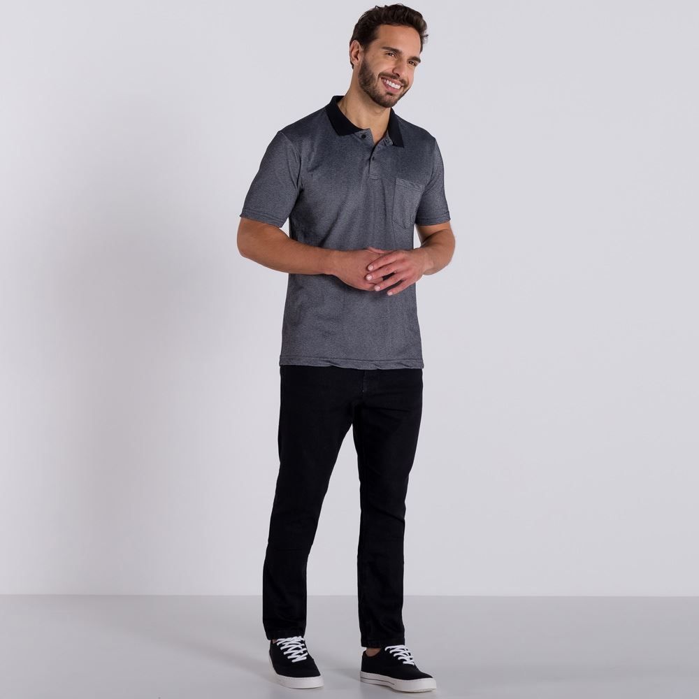 Camisa Polo Básica Marc Alain
