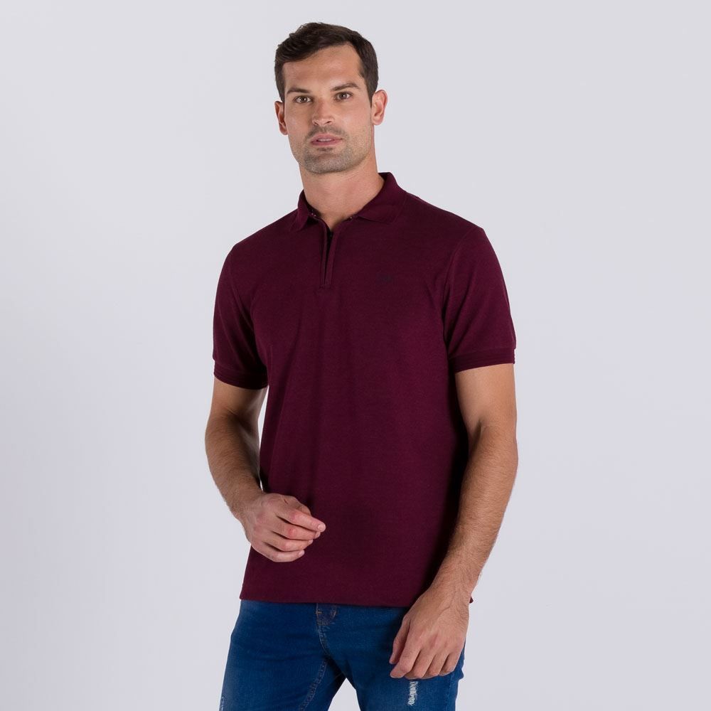 Camisa Polo com Zíper Hangar 33
