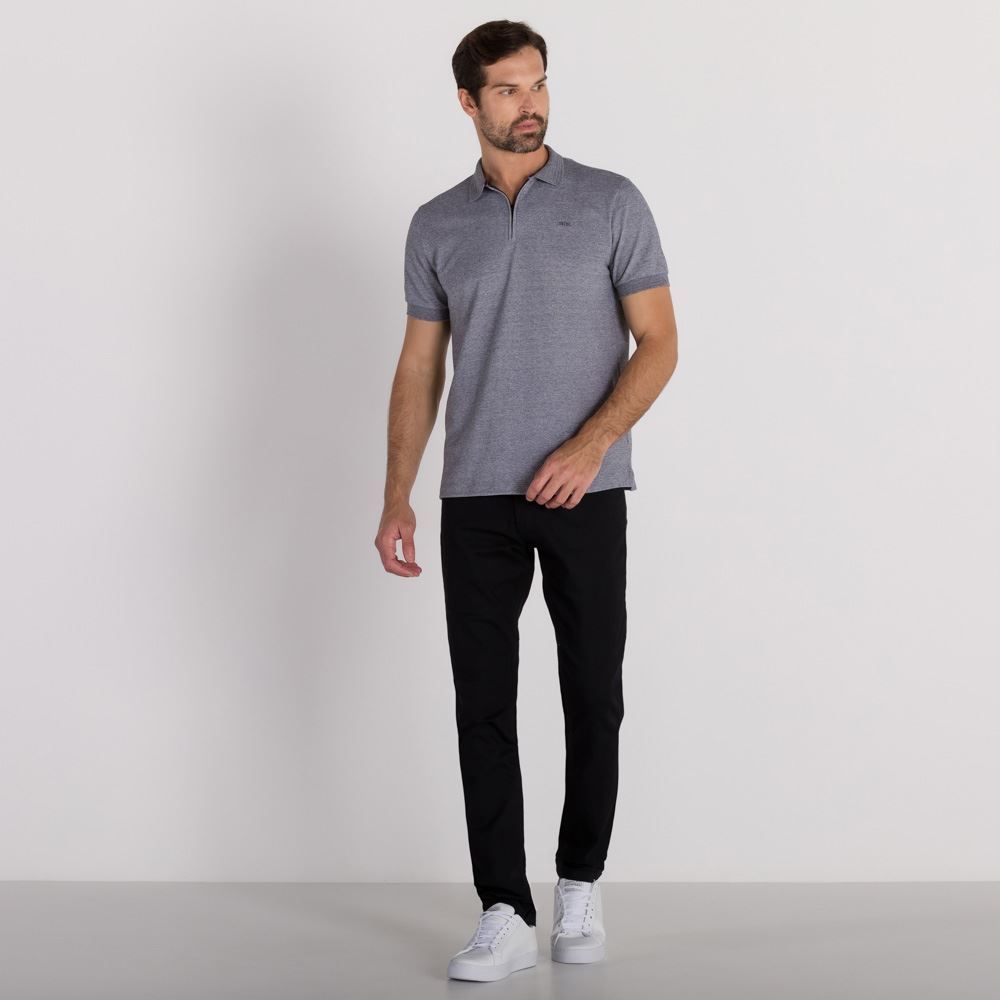 Camisa Polo com Zíper Hangar 33