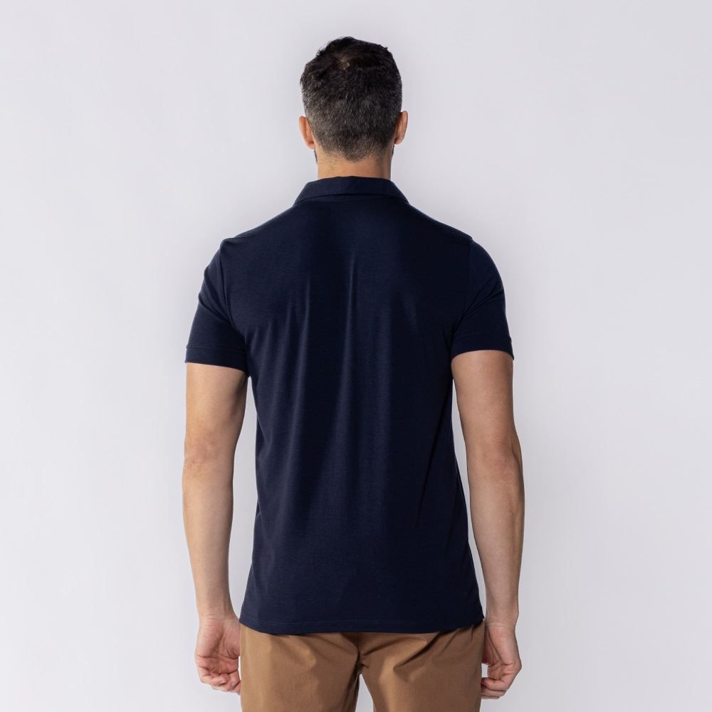 Camisa Polo Masculina De Algodão Marc Alain