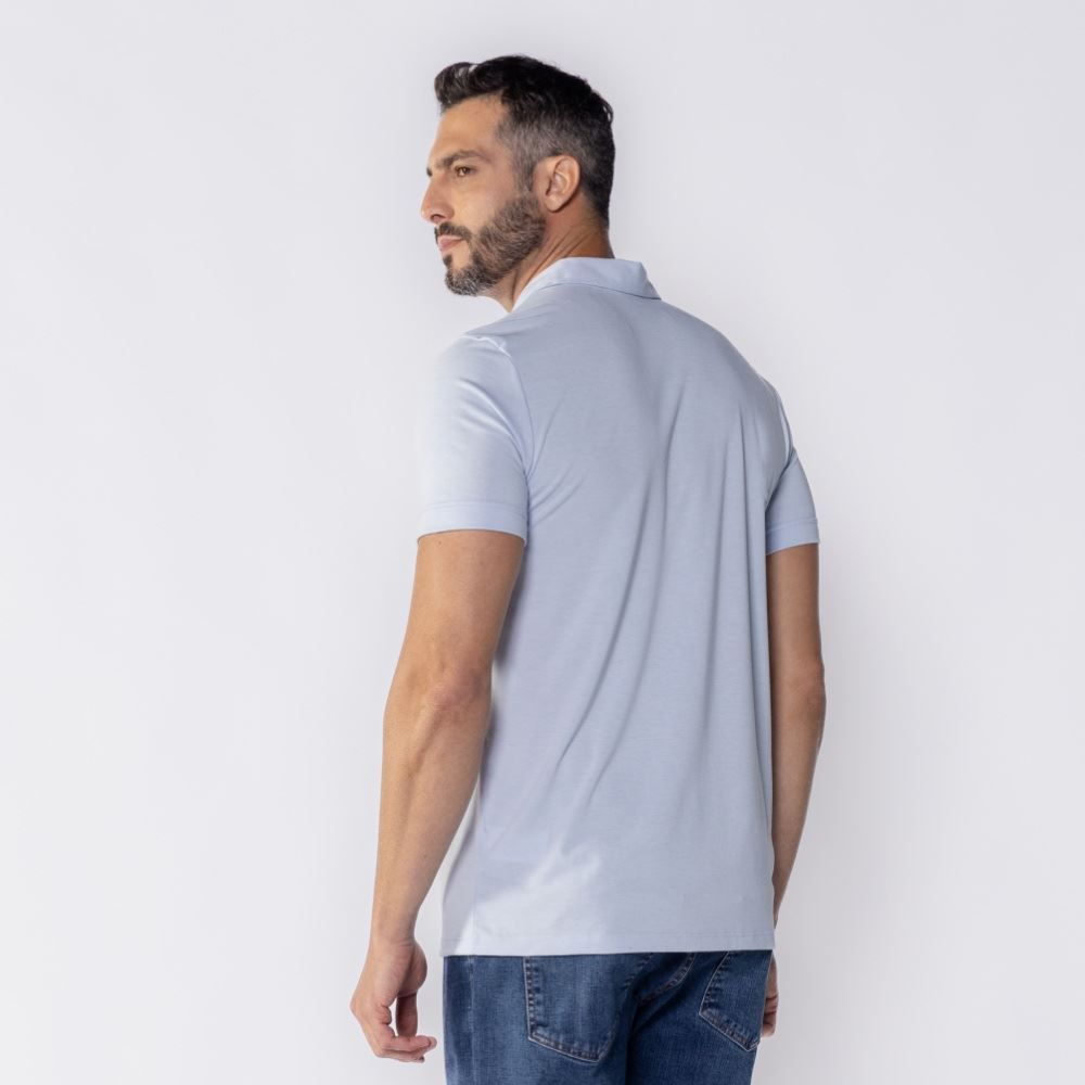 Camisa Polo Masculina De Algodão Marc Alain