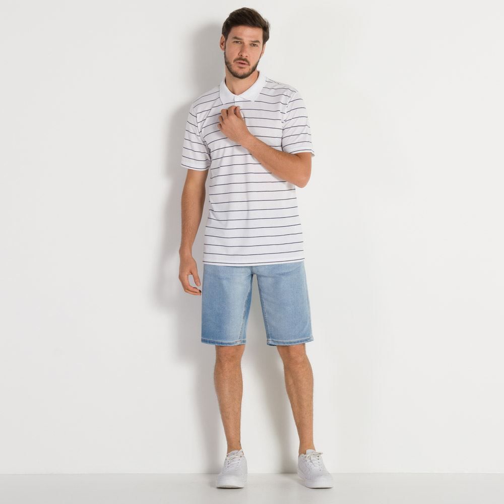 Camisa Polo Listrada Marc Alain