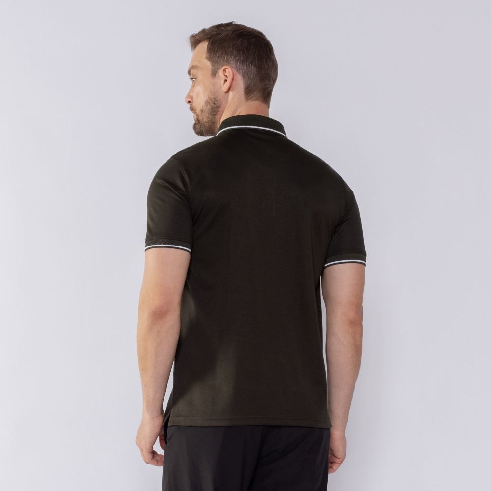 Camisa Polo Masculina Jacquard Marc Alain