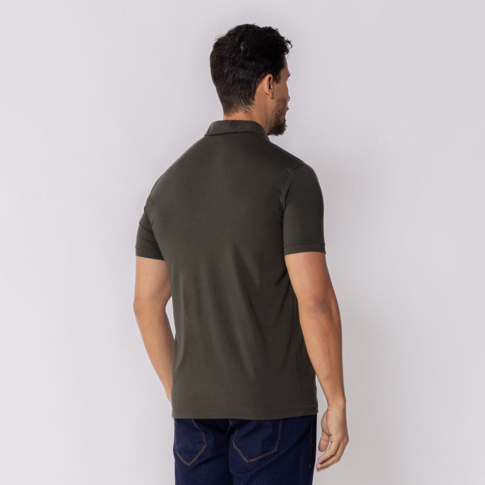 Camisa Polo Masculina Algodão Peruano Marc Alain