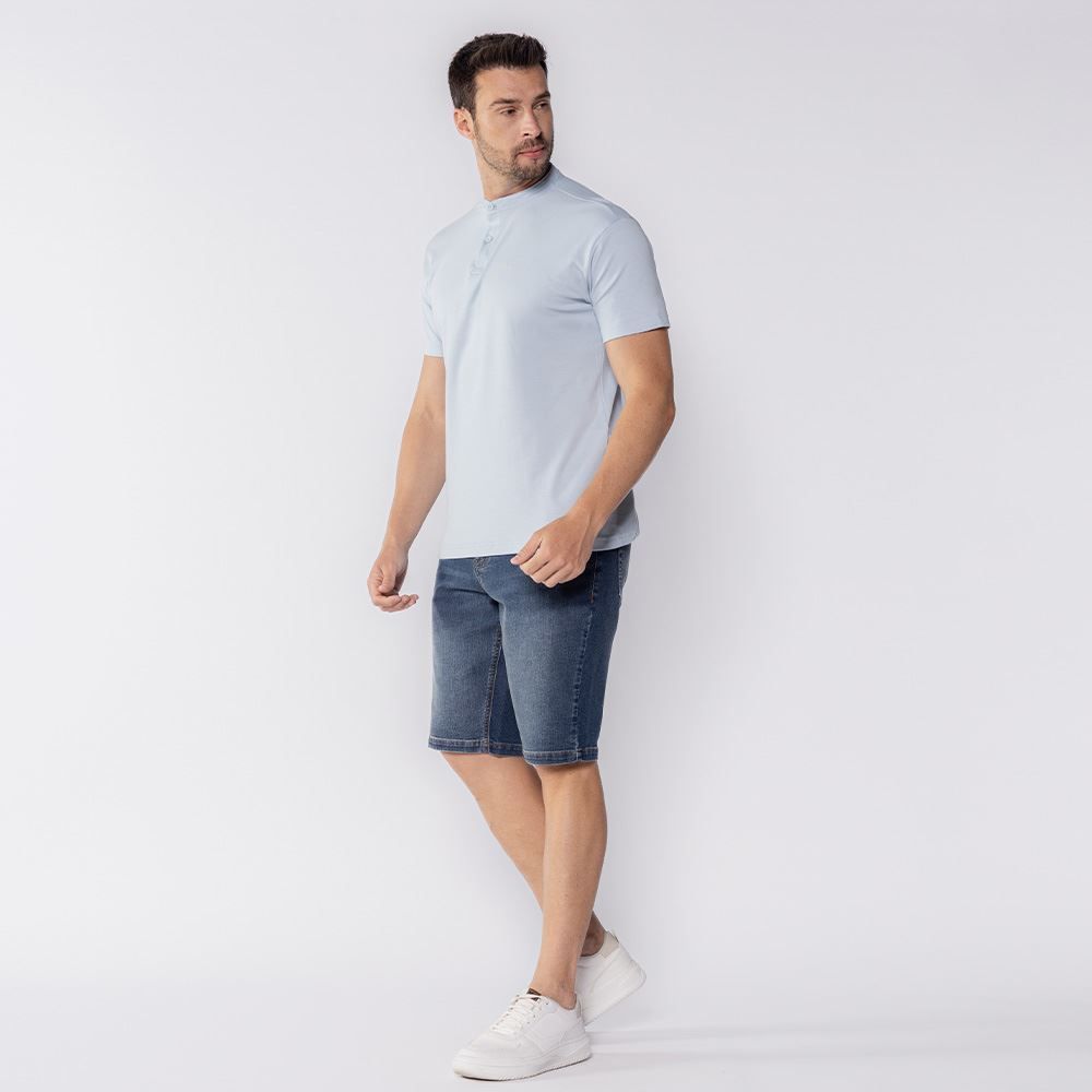 Camisa Polo Masculina De Algodão Dixie