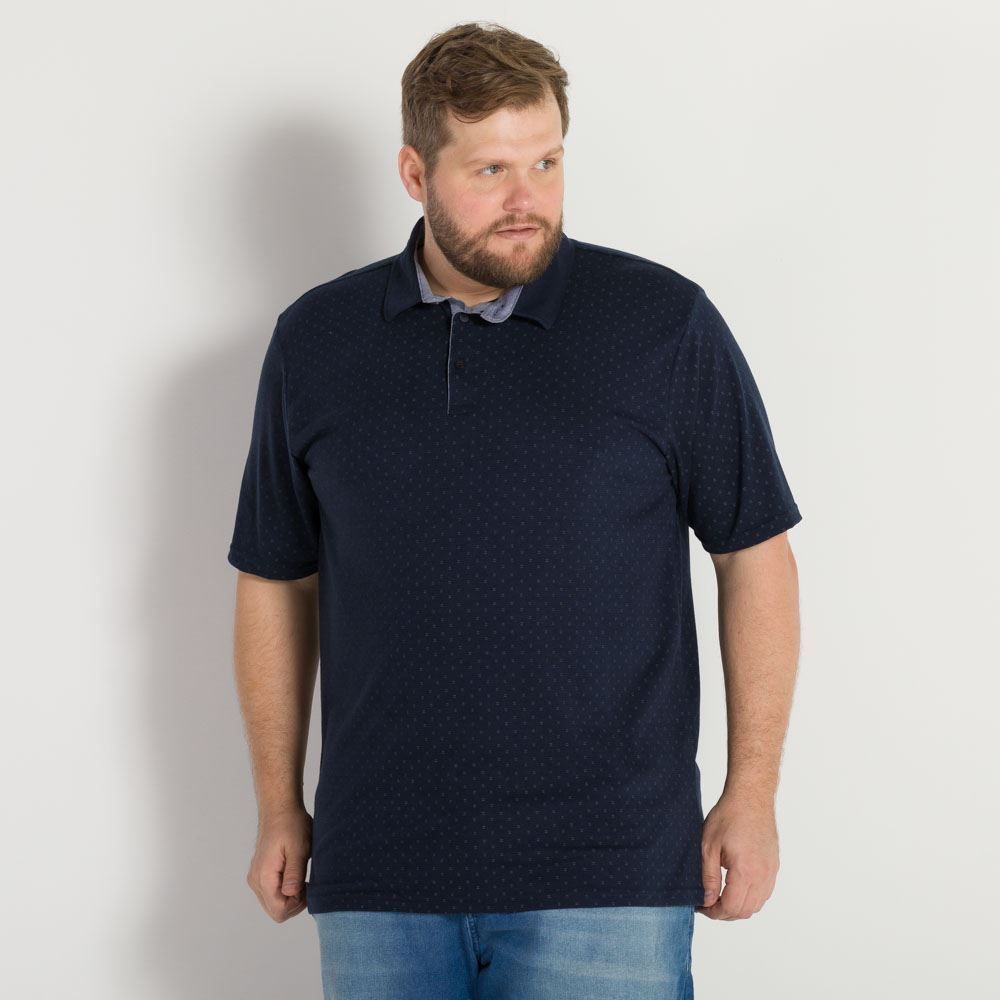 Camisa Polo Poliviscose Marc Alain Plus