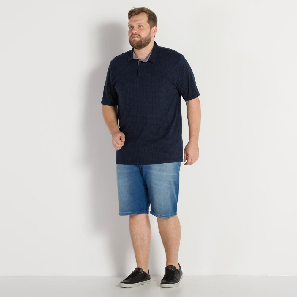 Camisa Polo Poliviscose Marc Alain Plus