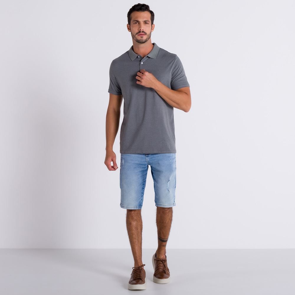 Camisa Polo View Flex Manga Curta Fico