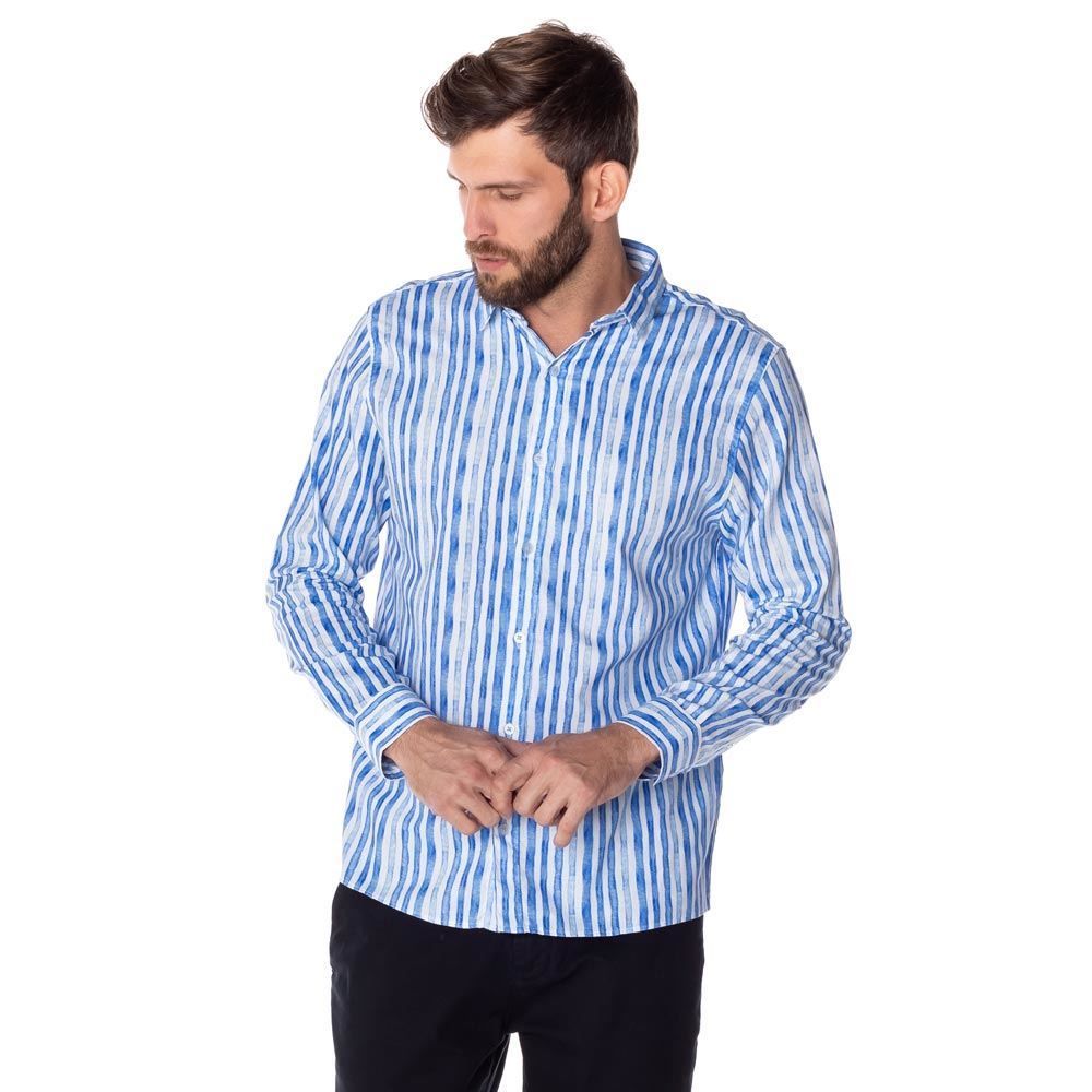 Camisa Social Listra Aquarela Thing