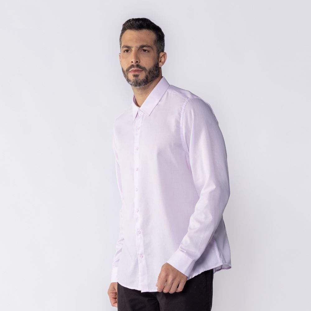 Camisa Social Masculina De Tricoline Marc Alain