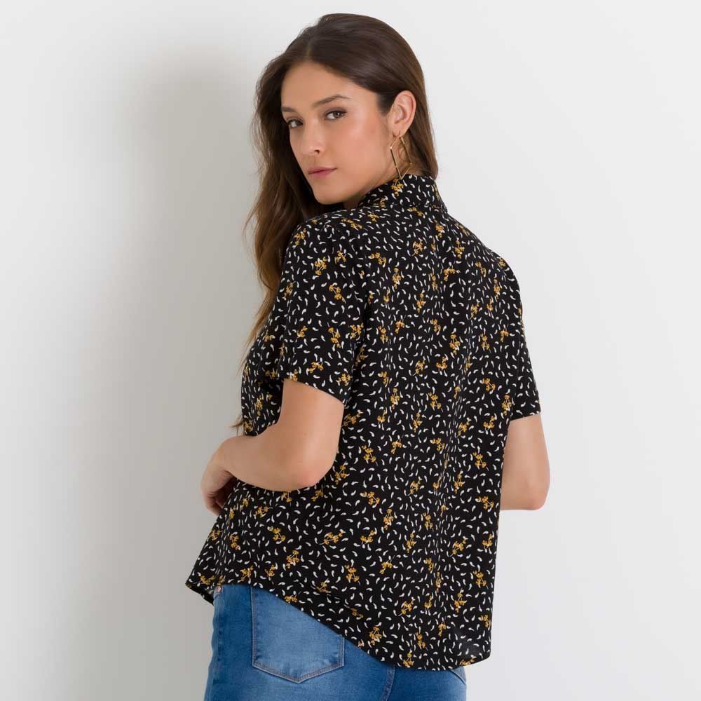 Camisa Viscose Manga Curta Patrícia Foster