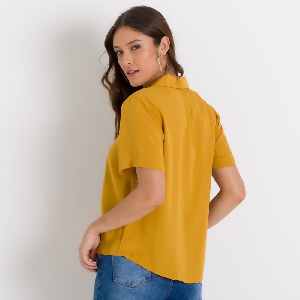 Camisa Viscose Manga Curta Patrícia Foster