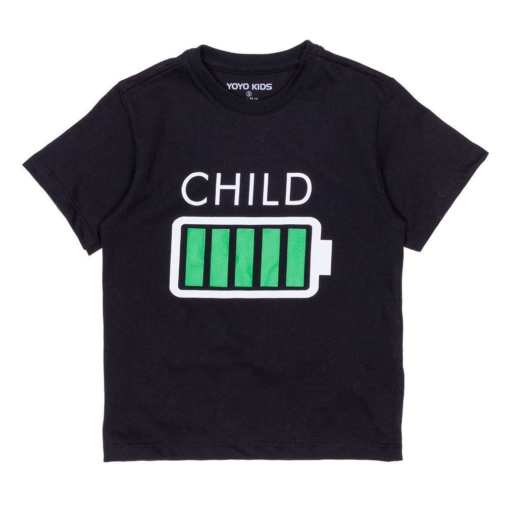 Camiseta 1 a 3 anos Child Bateria Yoyo Kids