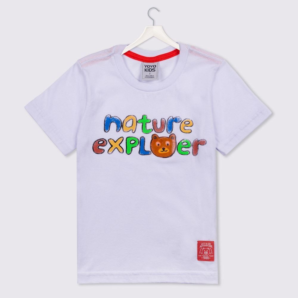 Camiseta 1 a 3 anos Explorador da Natureza Yoyo Kids